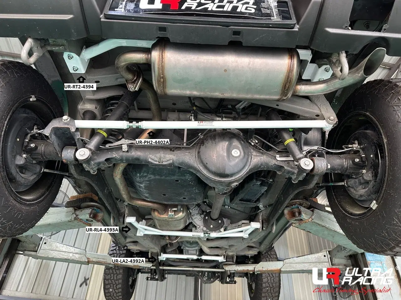 Rear torsion (2points)(3 Doors)(5 Doors)